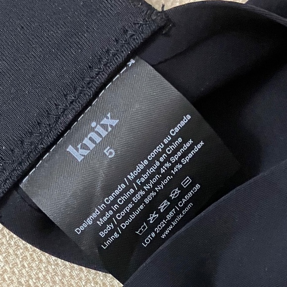 Knix Catalyst Sports Bra Sz 5 Black - Picture 8 of 9